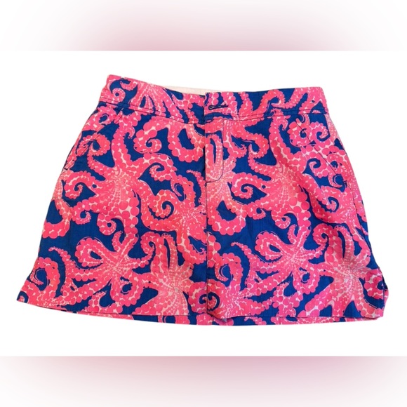 Lilly Pulitzer Nicki Skort - “Blue Mocean” Octopus Print - Size 4 - Picture 3 of 9